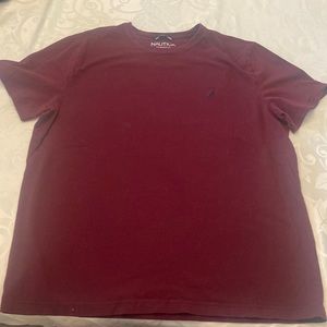 Nautica XL maroon t shirt